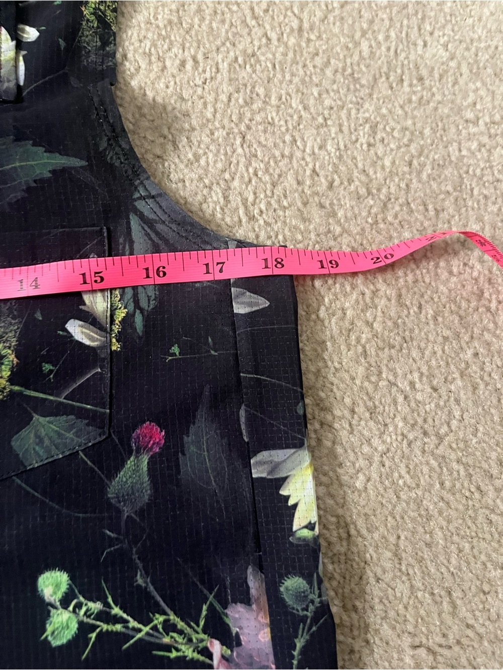 Oiselle Moody Floral Collared Roga Dress Sz4 - Picture 3 of 7